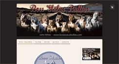 Desktop Screenshot of bossstatusbullies.com